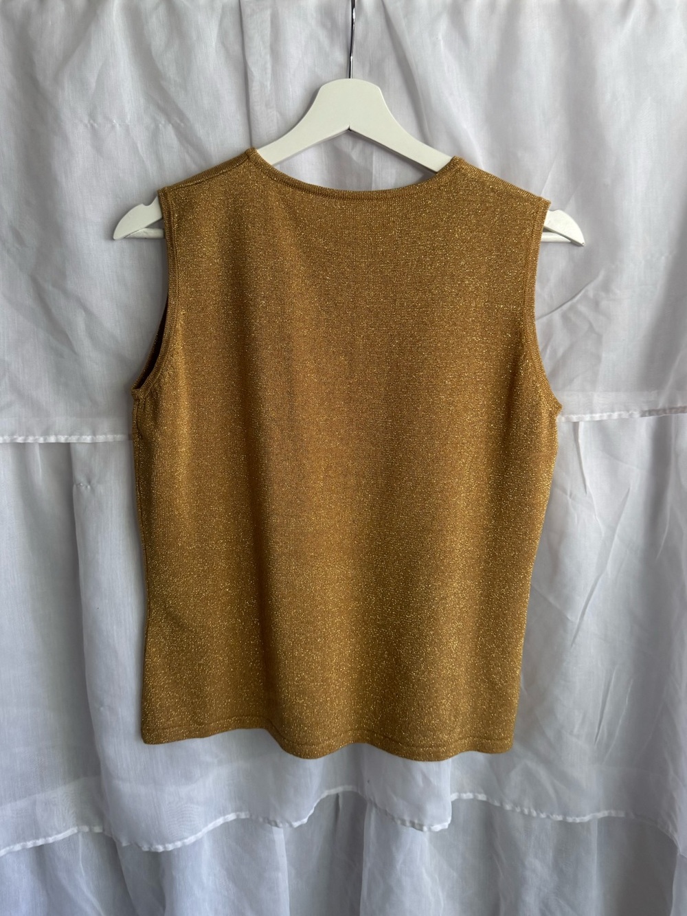 Talbots Vintage Shimmer Knit Tank Top - Picture 3 of 4